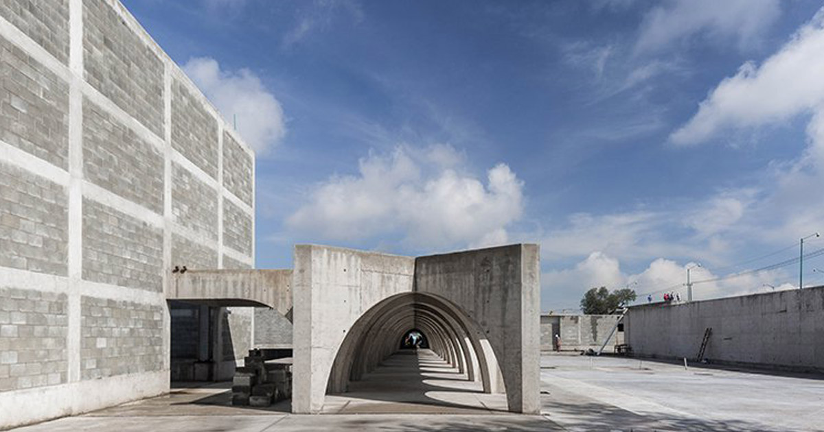 404 error page deisgn example #459: cca designs concrete structure as a safe space for mexico’s marginalized youth