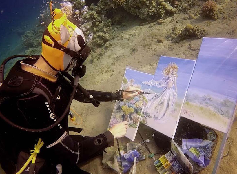 olga belka stays there for up to six hours at a time carefully studying