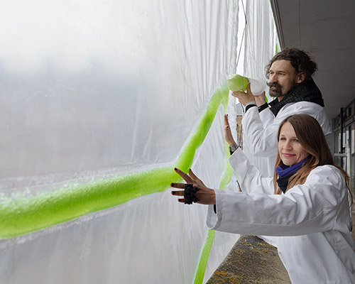 ecoLogicStudio fights global climate change with bio-digital urban curtain