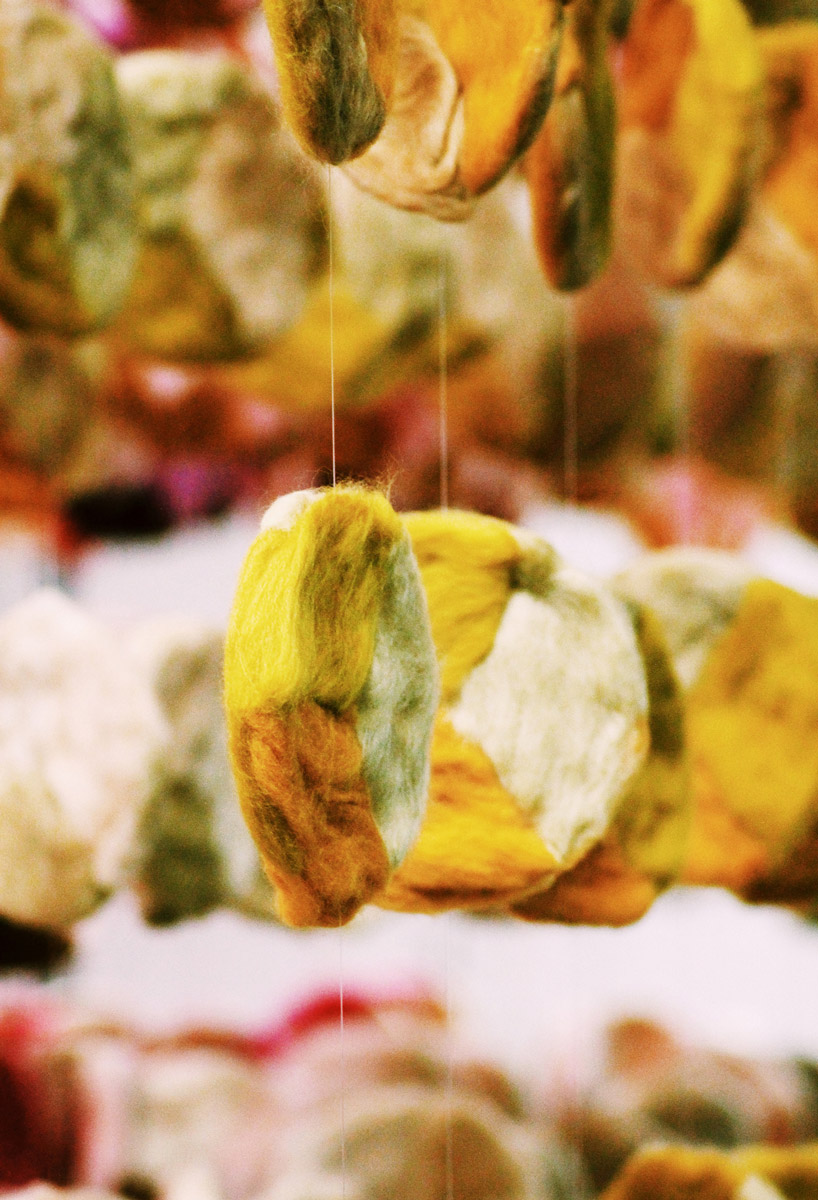 emmanuelle moureaux's art installation for uniqlo is an immersion of color 