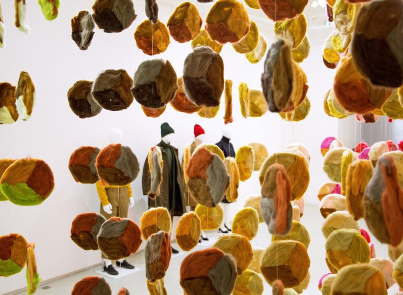 emmanuelle moureaux's art installation for uniqlo is an immersion of color 