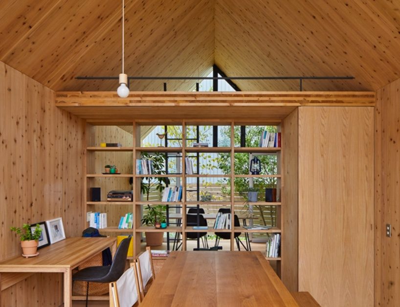 mount fuji architects studio uses CLT wood for prefab housing in japan
