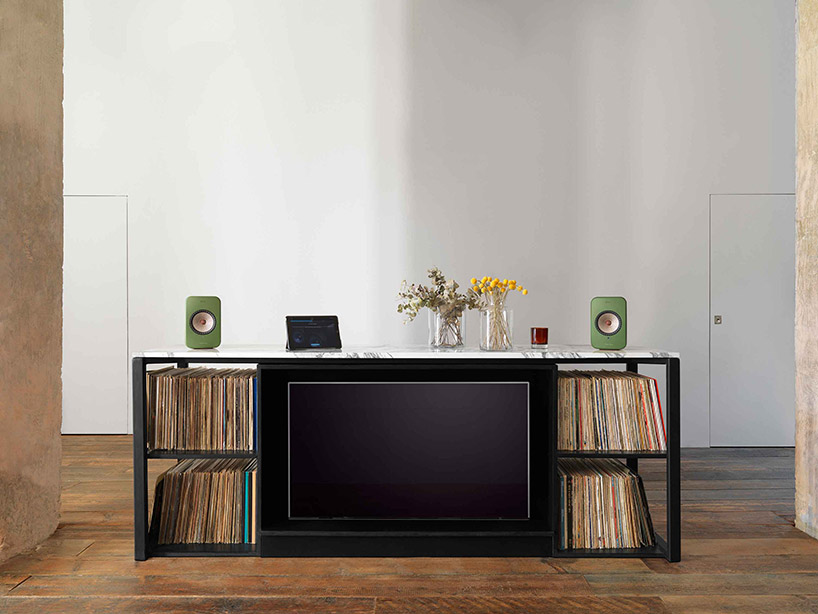 michael young's LSX for KEF is a high-end kit packed with a user-friendly wireless system designboom