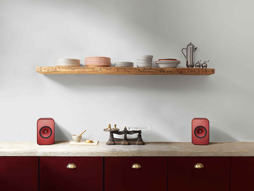 michael young's LSX for KEF is a high-end kit packed with a user-friendly wireless system designboom