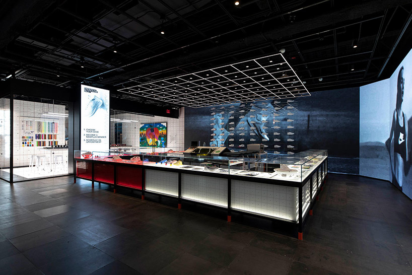 NIKE immersive flagship store NYC with wavy