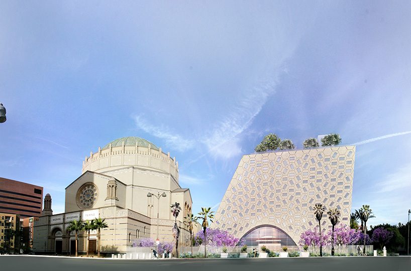 OMA's audrey irmas pavilion for wilshire boulevard temple to break ground