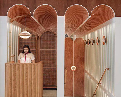 dim sum restaurant in hong kong by linehouse turns british tea hall into chinese canteen