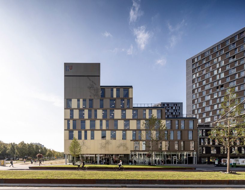  schmidt hammer lassen connects dutch university's facilities with crisscrossing stairways