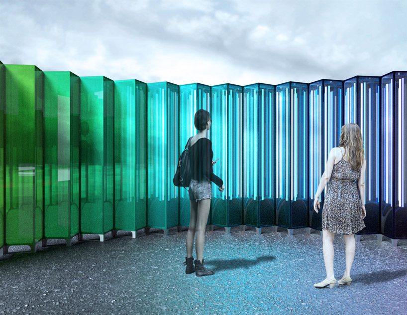 SOFTlab creates circular light installation of movement responsive mirrors and LEDs