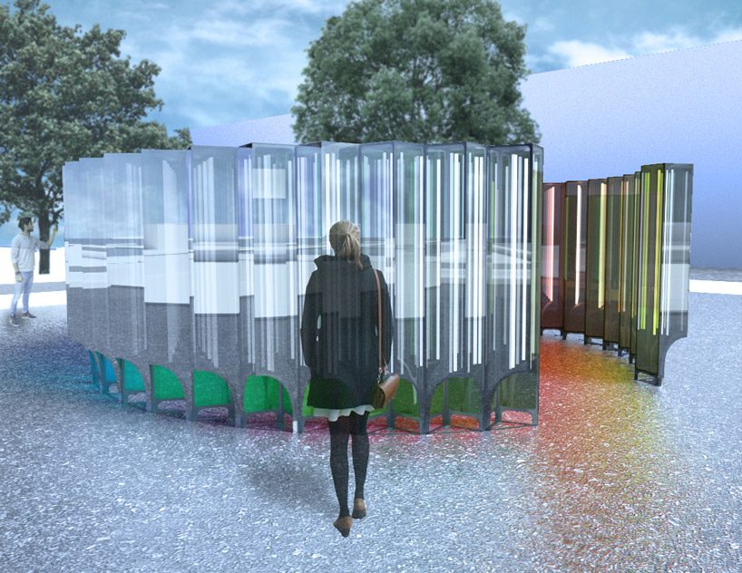 SOFTlab creates circular light installation of movement responsive mirrors and LEDs