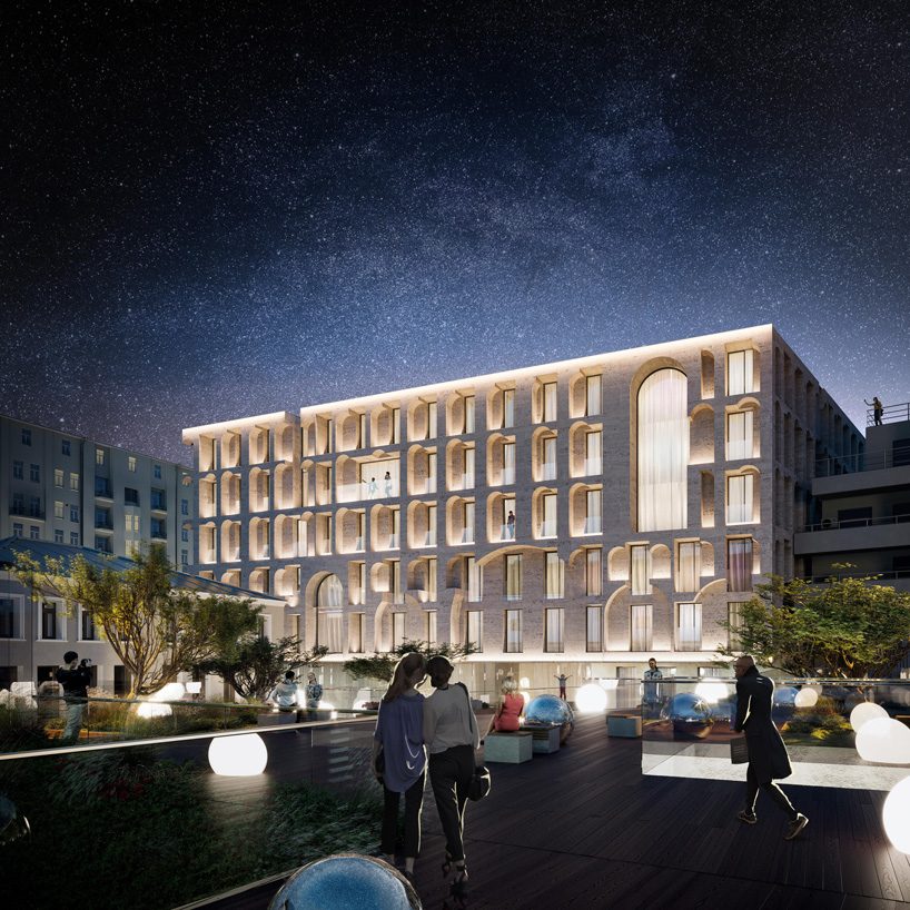 kleinewelt architekten's mixed-use development in moscow draws from italian palazzos - 5