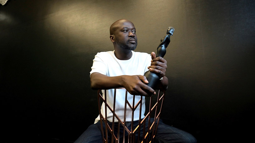 david adjaye designs BRIT awards 2019 statue cast in solid glass designboom