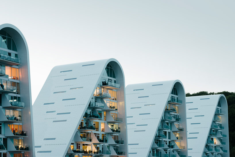 the wave by henning larsen architects reaches completion in denmark