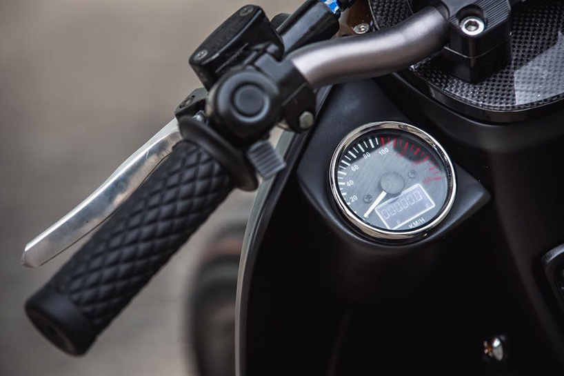honda super cub motorcycle kitted up by K-speed and storm aeropart - 3
