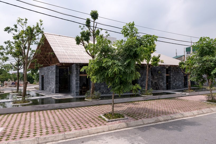 H&P architects builds cultural community space in vietnam out of waste materials and debris