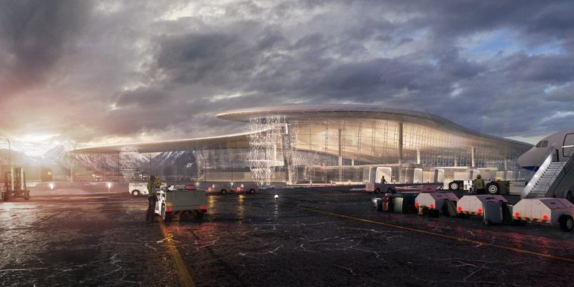 studio fuksas reveals their winning design for the new gelendzhik airport in russia