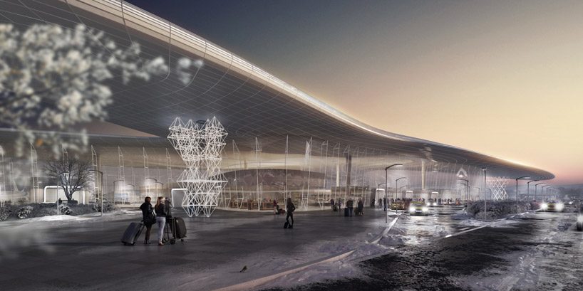 studio fuksas reveals their winning design for the new gelendzhik airport in russia