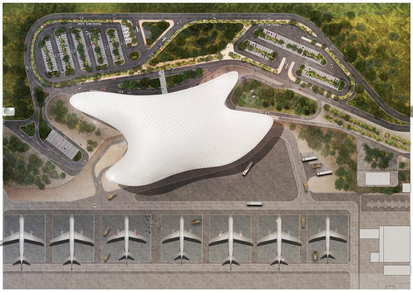 studio fuksas reveals their winning design for the new gelendzhik airport in russia