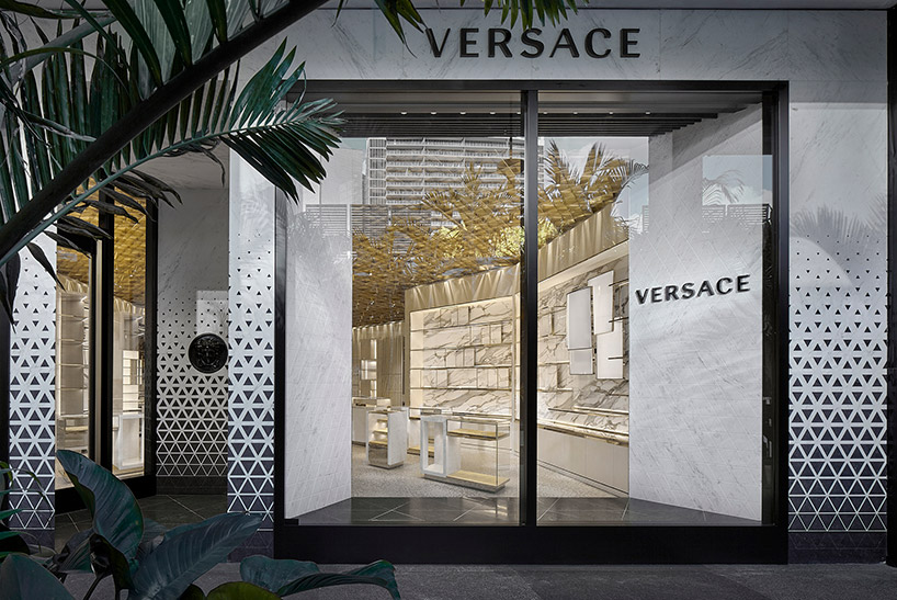 gwenael nicolas captures versace's complexity and diversity in new miami store designboom