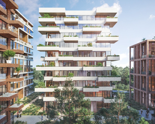 MVRDV to transform amsterdam office complex into green residential neighborhood