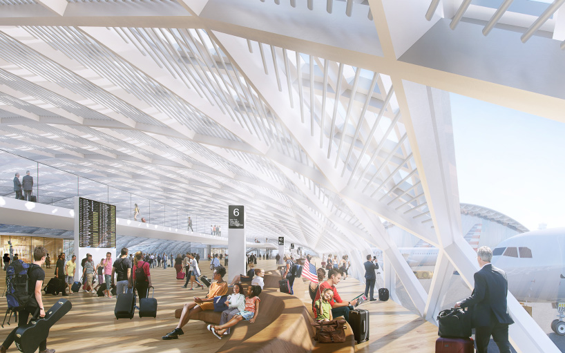 foster partners chicago ohare airport