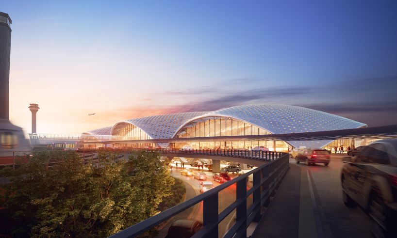 foster partners chicago ohare airport