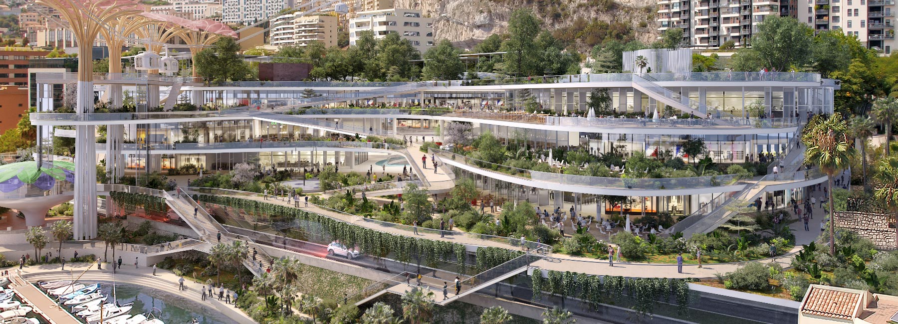 fuksas to overhaul stretch of monaco coastline with tiered mixed-use building