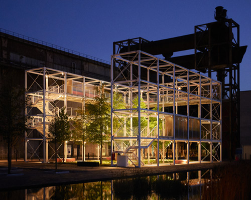 inessa hansch extends luxembourg university campus within derectict steel mill