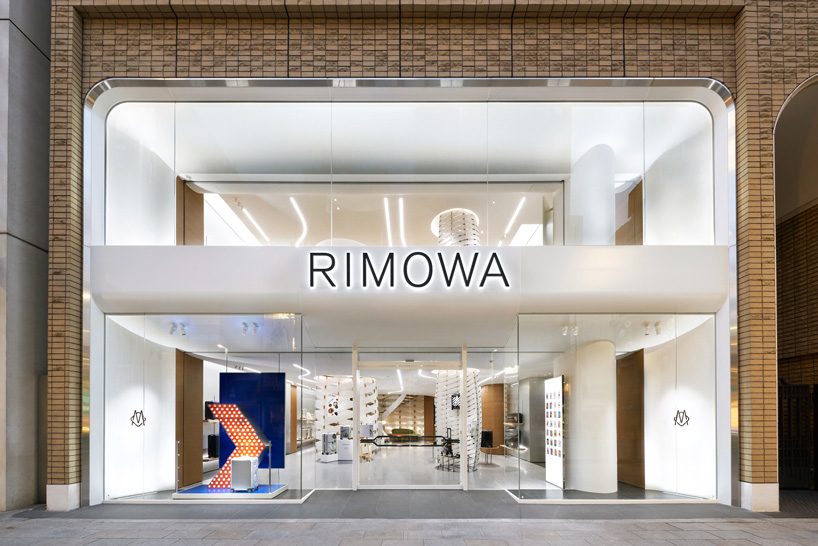 floors of RIMOWA's flagship store 