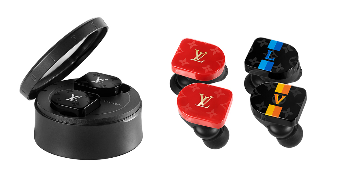 wireless earbuds with the louis vuitton branding will cost you $1000