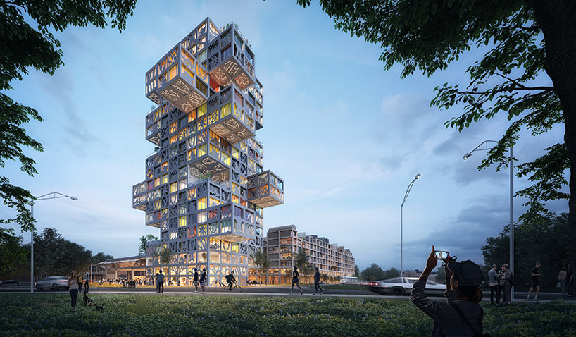 MVRDV's koolkiel redevelops a city block tailored to its creative community designboom MVRDV's koolkiel redevelops a city block tailored to its creative community designboom