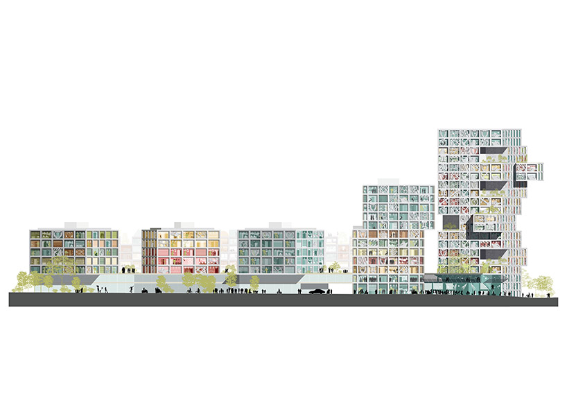MVRDV's koolkiel redevelops a city block tailored to its creative community designboom MVRDV's koolkiel redevelops a city block tailored to its creative community designboom
