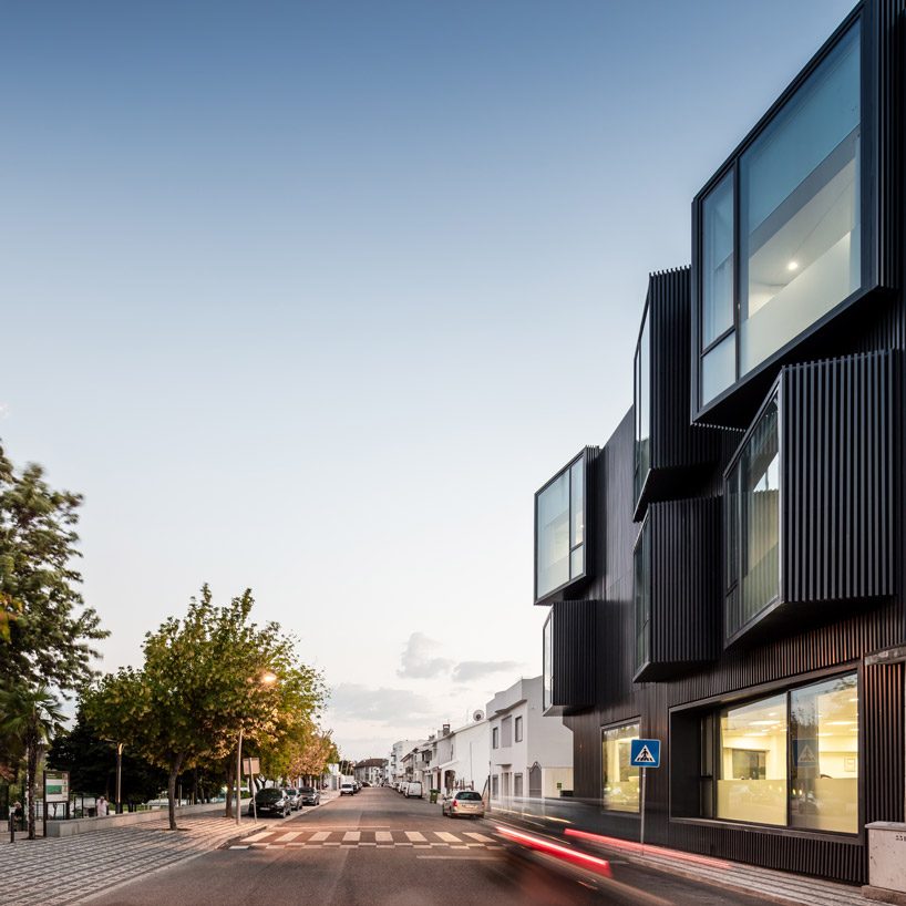 nuno piedade alexandre projects rooms outward to form elderly care center in portugal