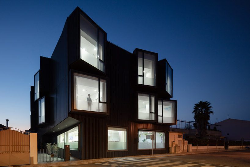 nuno piedade alexandre projects rooms outward to form elderly care center in portugal
