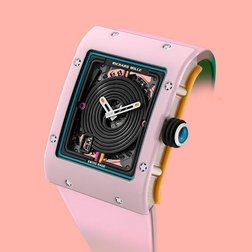 the sweet taste of richard mille's bonbon watch collection at SIHH 2019 designboom