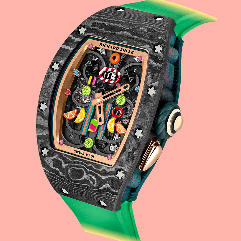 the sweet taste of richard mille's bonbon watch collection at SIHH 2019 designboom