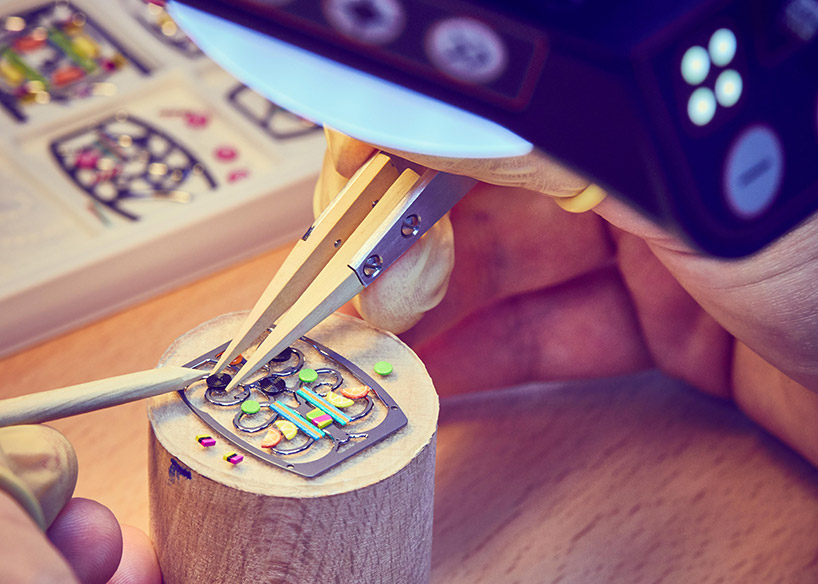 the sweet taste of richard mille's bonbon watch collection at SIHH 2019 designboom