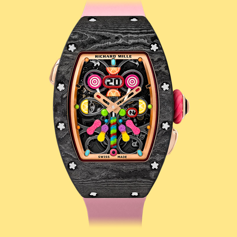 the sweet taste of richard mille's bonbon watch collection at SIHH 2019 designboom