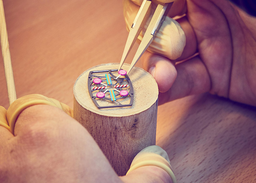the sweet taste of richard mille's bonbon watch collection at SIHH 2019 designboom