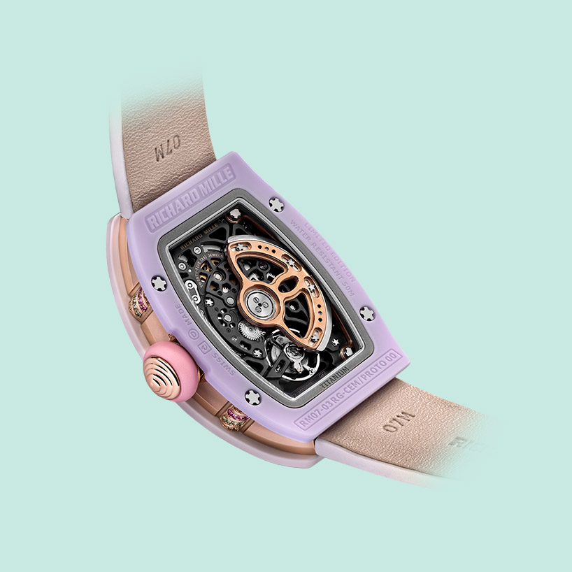 the sweet taste of richard mille's bonbon watch collection at SIHH 2019 designboom