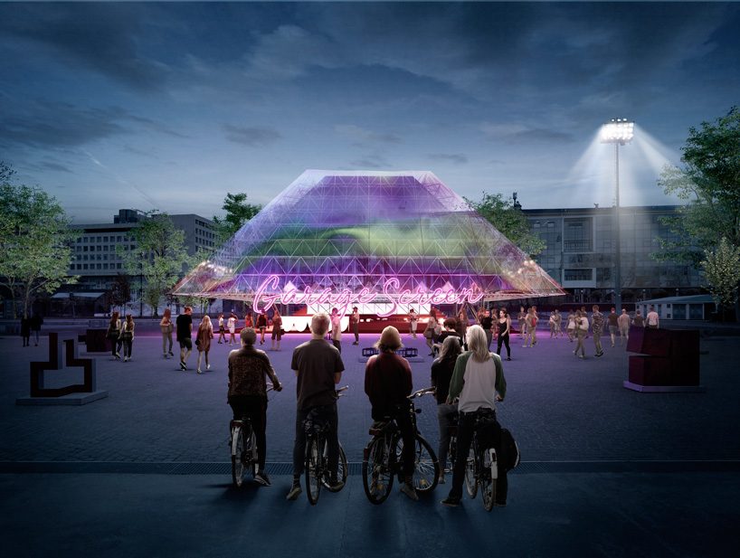 holographic pyramid by syndicate chosen for garage museum's summer cinema pavilion - 1