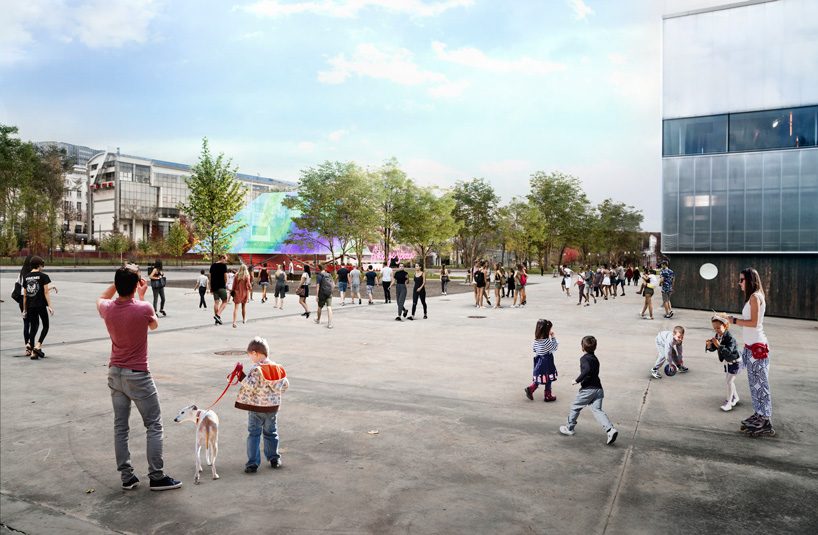 holographic pyramid by syndicate chosen for garage museum's summer cinema pavilion