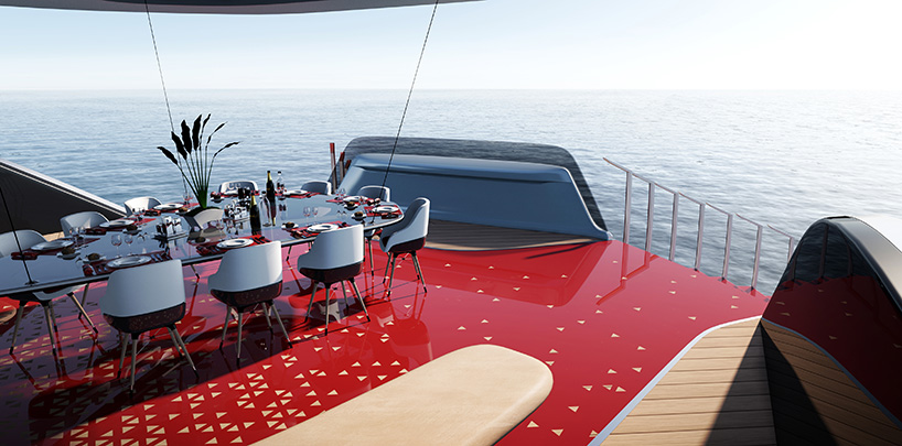 technicon designs carat 187 superyacht's exterior with split personalities - 4