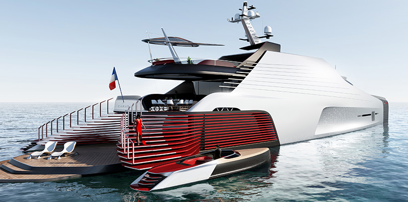 technicon designs carat 187 superyacht's exterior with split personalities - 2