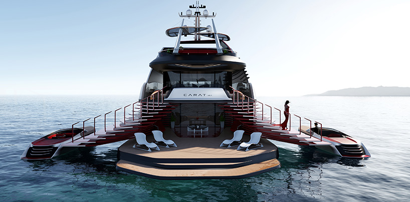 technicon designs carat 187 superyacht's exterior with split personalities - 3