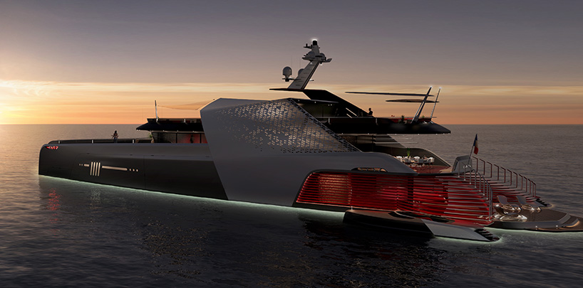 technicon designs carat 187 superyacht's exterior with split personalities - 9