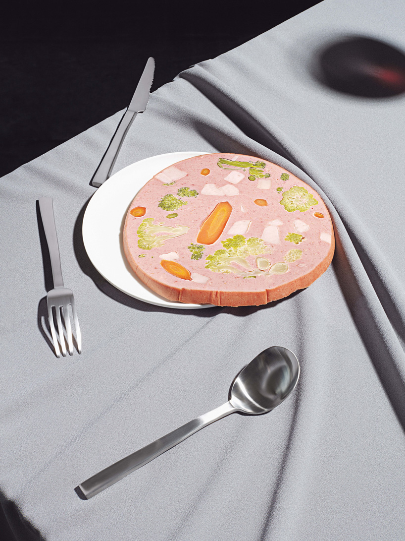 the future sausage by carolien niebling explores meat alternatives using insects + legumes