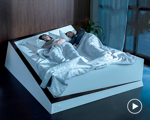 ford's smart bed rolls selfish sleepers back to their own side