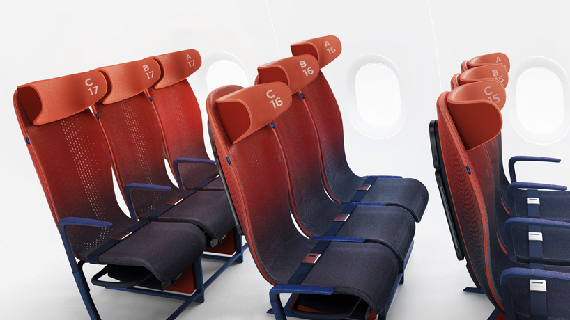 benjamin hubert unveils app-controlled seating concept for airbus