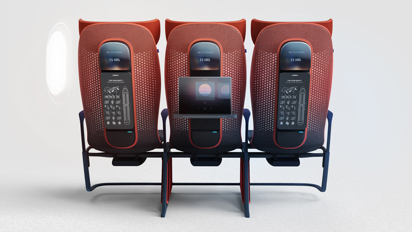 benjamin hubert unveils app-controlled seating concept for airbus